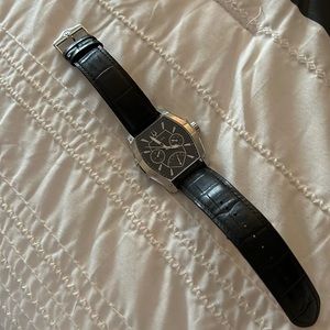 Men's silver Bulova watch